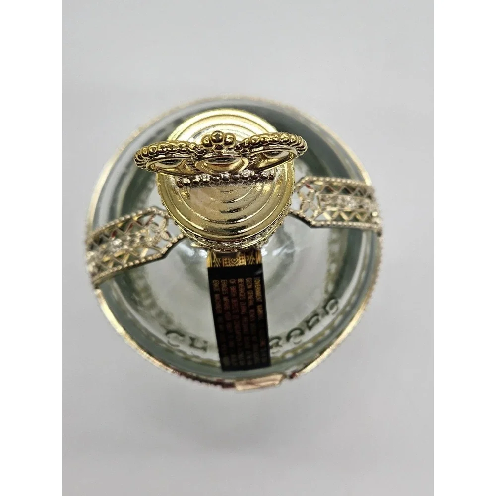 Chambord Liqueur‎ Royale de France Empty 375ml Bottle Gold Crown Filigree